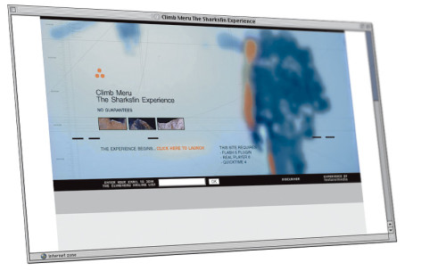 Climb Meru: An Integrated Brand Experience website