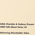 “2002 Talk-About Series #4” invitation