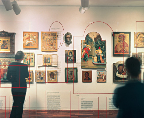 Russian icon exhibition