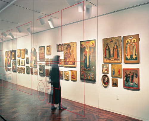 Russian icon exhibition