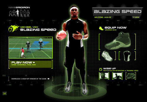 Nike Gridiron website