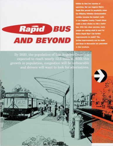 Metro Rapid Bus brochure