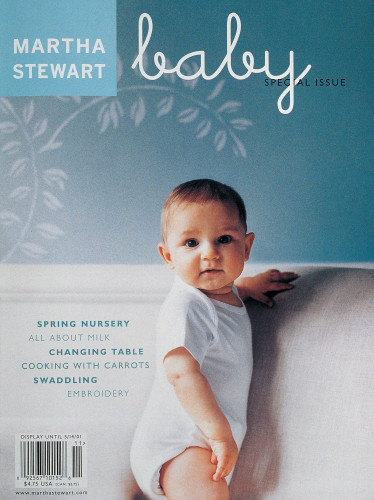 Martha Stewart Baby special issue magazine cover
