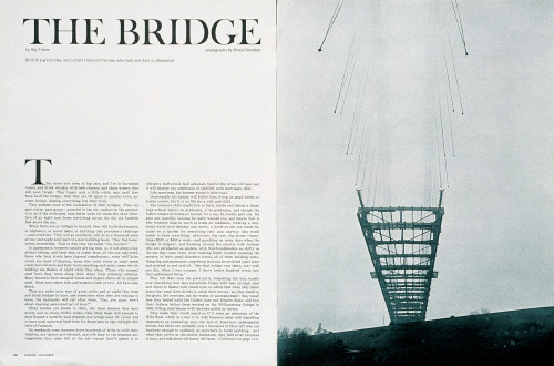 Esquire “The Bridge” spread