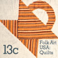 Folk Art USA: Quilts stamp