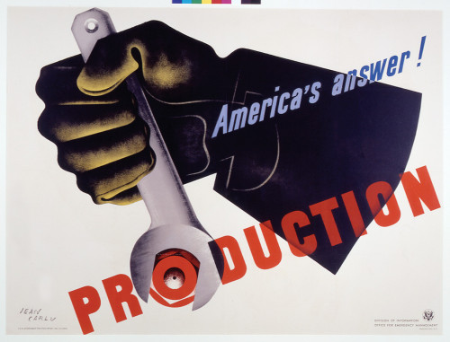 America's Answer: Production poster