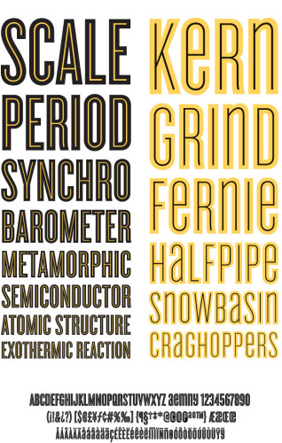 Cyclone typeface