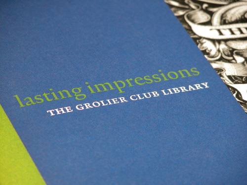 Lasting Impressions: The Grolier Club Library
