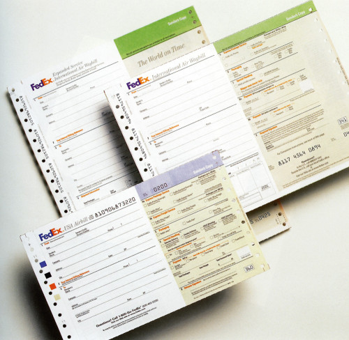 Redesign of FedEx Forms