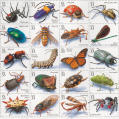 “Insects and Spiders” postage stamps