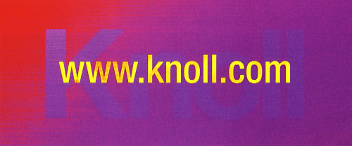 Knoll Website Announcement Card