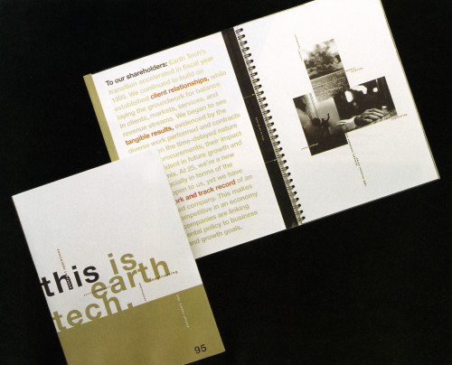 Earth Tech 1995 Annual Report
