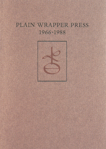 Plain Wrapper Press, 1966–1988