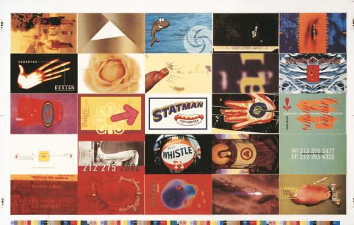 Atlantic Records Art Department Business-Cards Placemat