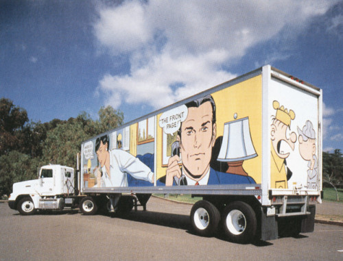 Union Trbune Comic Truck