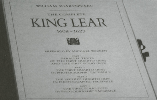 The Complete King Lear 1608-1623