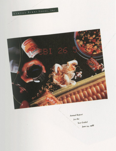 Curtice Burns Foods, Inc. Annual Report for the Year Ended June 24, 1988
