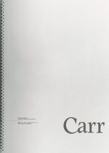 Carr: Word Processing Document Formatting Standards