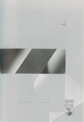 Surface Design Technologies Product Catalog: Volume 1