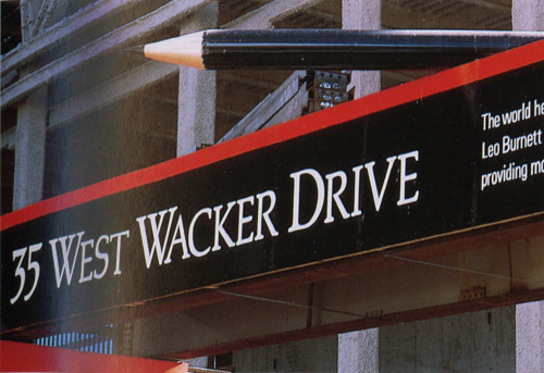 35 West Wacker Building Barricade