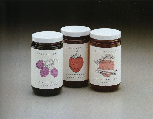 Eggington's Preserves: Cinnamon-Apple, Strawberry, Blackberry