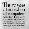 There was a time when all computers....