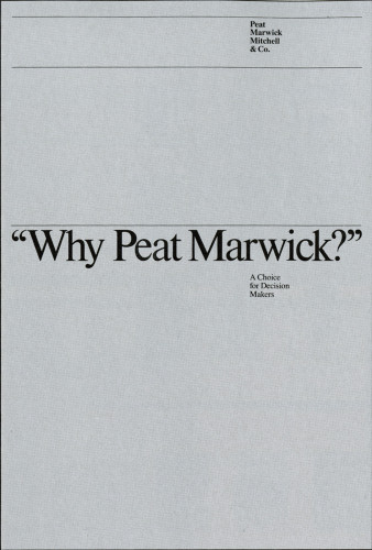 “Why Peat Marwick?”