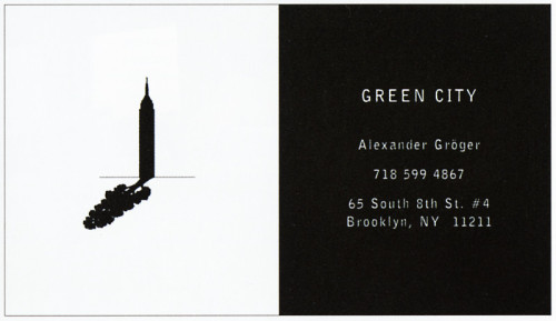 Green City Business Card