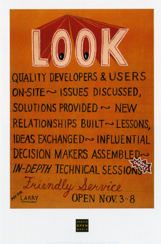 Oracle Open World “Look” Poster