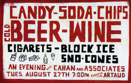 Cahan “Candy-Soda” Poster