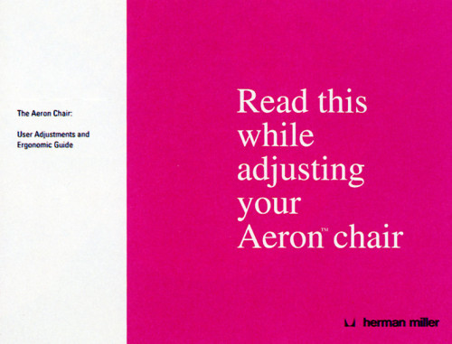 Aeron Chair Hang Tag Series