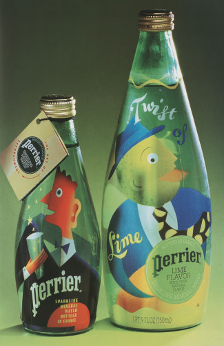 “The Art of Refreshment” Perrier Bottles