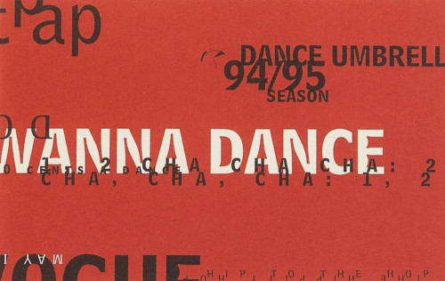 Dance Umbrella Season Brochure 94/95