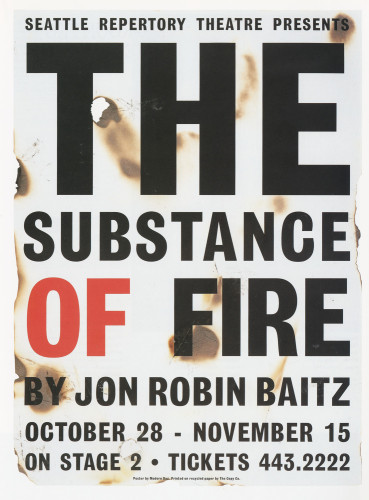 “The Substance of Fire” Poster
