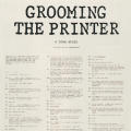 Grooming the Printer