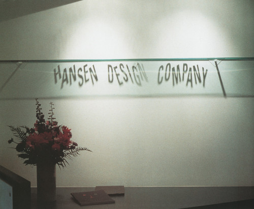 Hansen Design Company Lobby Signage
