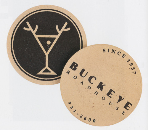 Buckeye Bar (Drink Coaster)
