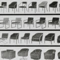 Ward Bennett Designs 51 Chairs for Brickel Associates, poster