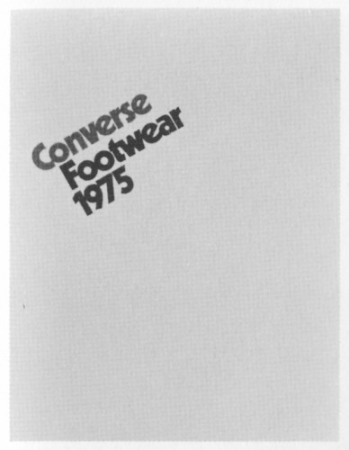 Converse Footwear 1975, catalog
