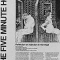 The Five Minute Hour. Newspaper, ‘Reflection on rejection in marriage’ issue