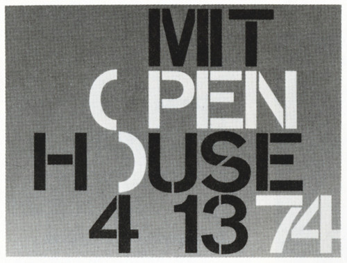 MIT Open House, poster-mailer