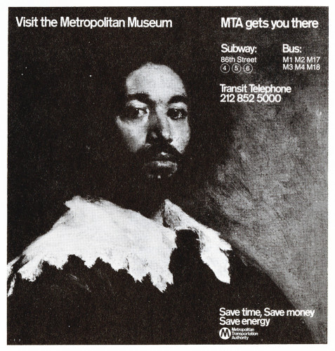 Visit the Metropolitan Museum. MTA Gets You There, poster