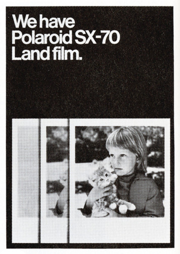 We Have Polaroid SX-70 Land Film, poster