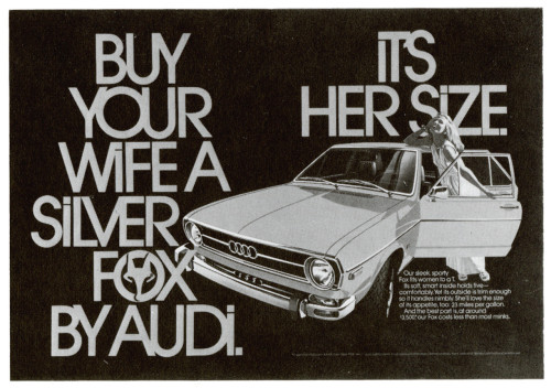 Buy your wife a silver fox . . .