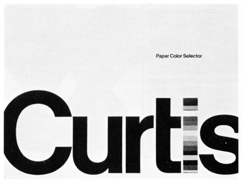 Curtis Paper Color Selector, folder