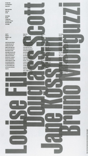 Design Lecture Series/Fall 1987