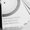 Champion Papers Text and Cover Color Selectory, sample book