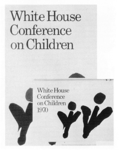 White House Conference on Children, books, poster, invitation, stationery