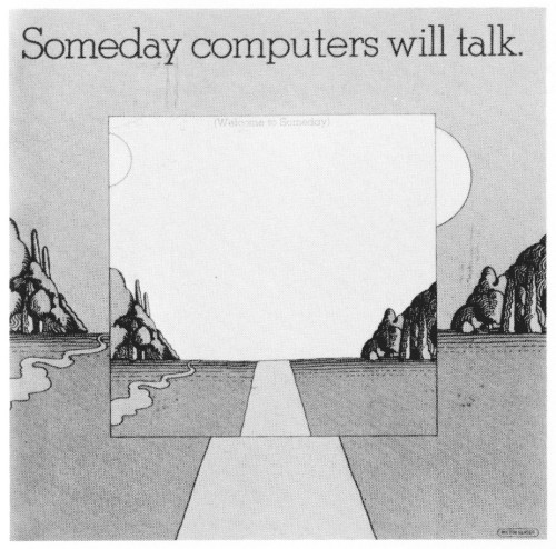 Someday Computers Will Talk,  brochure