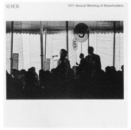 1971 Annual Meeting of Shareholders, brochure
